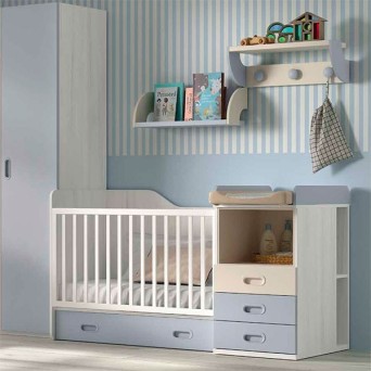 Dormitorio infantil F312 de la firma nacional Glicerio Chaves