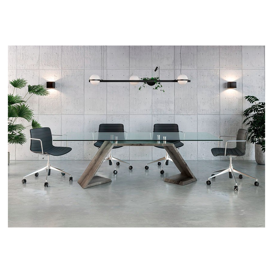 Mesa para despacho de madera