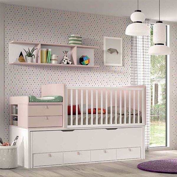 Dormitorio infantil F313 de la firma nacional Glicerio Chaves