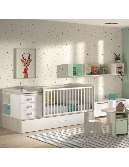 Dormitorio infantil F314 de la firma nacional Glicerio Chaves