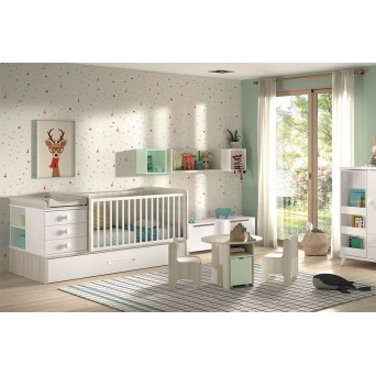 Dormitorio infantil F314 de la firma nacional Glicerio Chaves 2