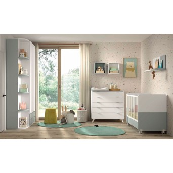 Habitación infantil con cuna modelo F16 2