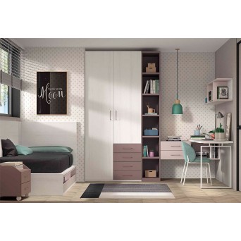 Dormitorio juvenil para niño/a modular F307 2