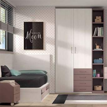 Dormitorio juvenil para niño/a modular F307