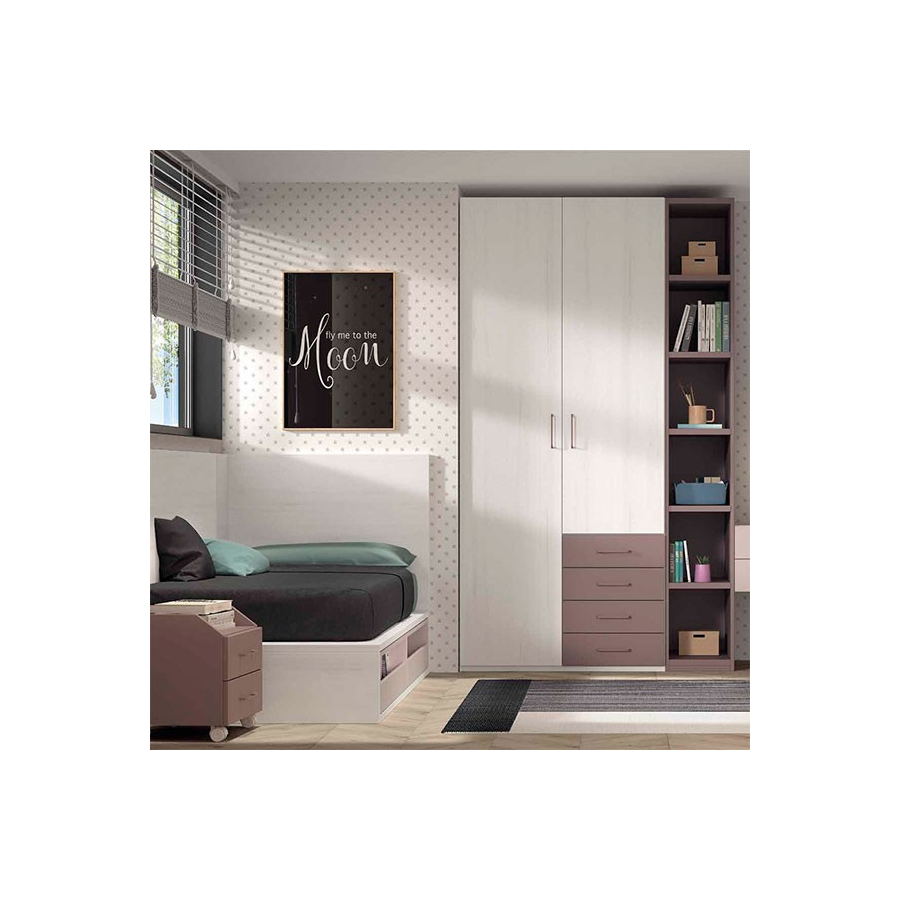 Dormitorio juvenil para niño/a modular F307