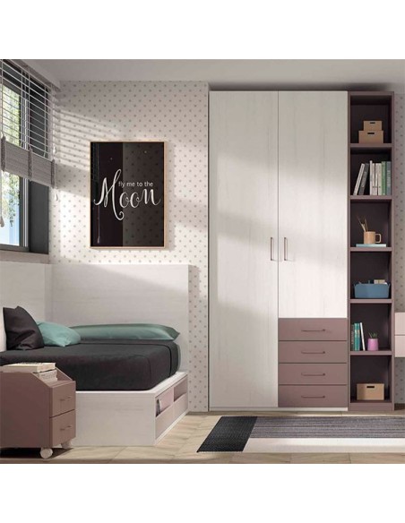 Dormitorio juvenil para niño/a modular F307
