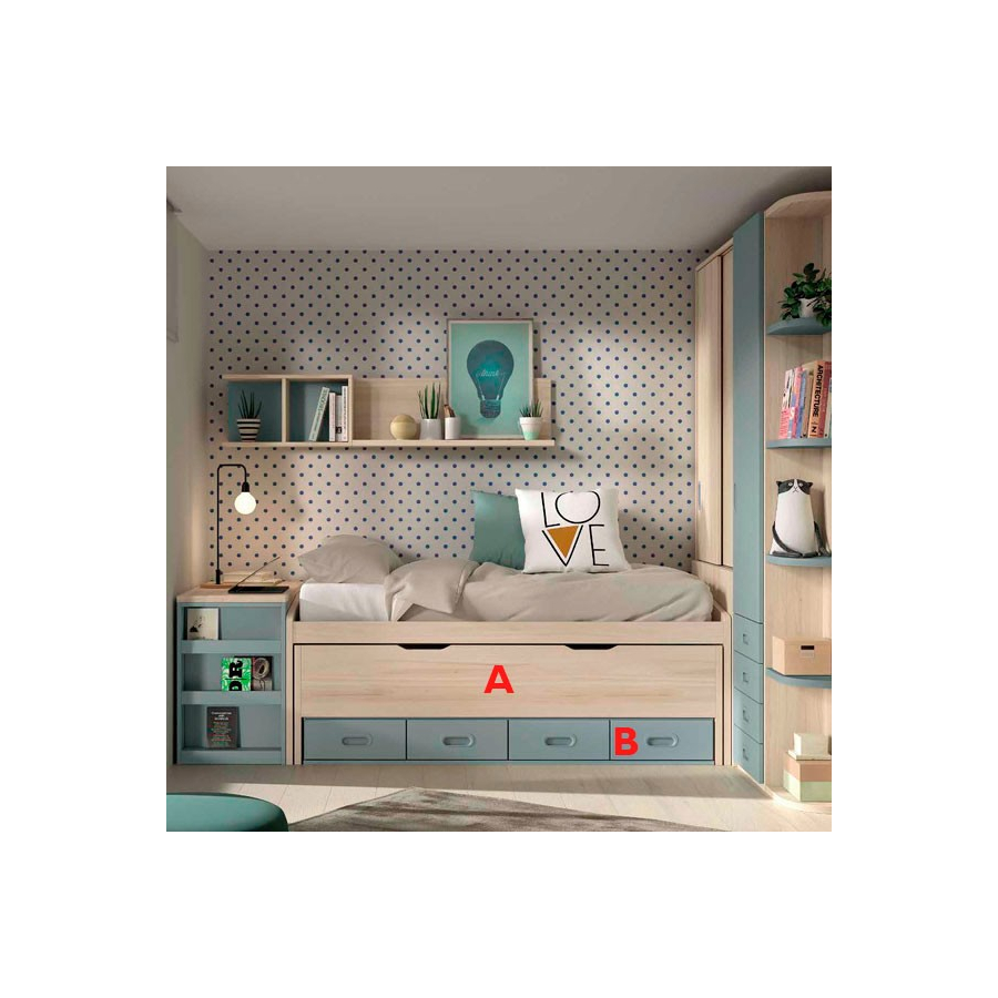 Acabados Glicerio Chaves dormitorio F017