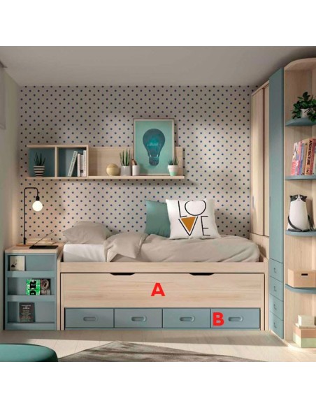 Acabados Glicerio Chaves dormitorio F017