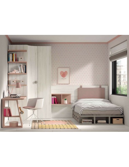 Dormitorio modular y personalizable en acabados
