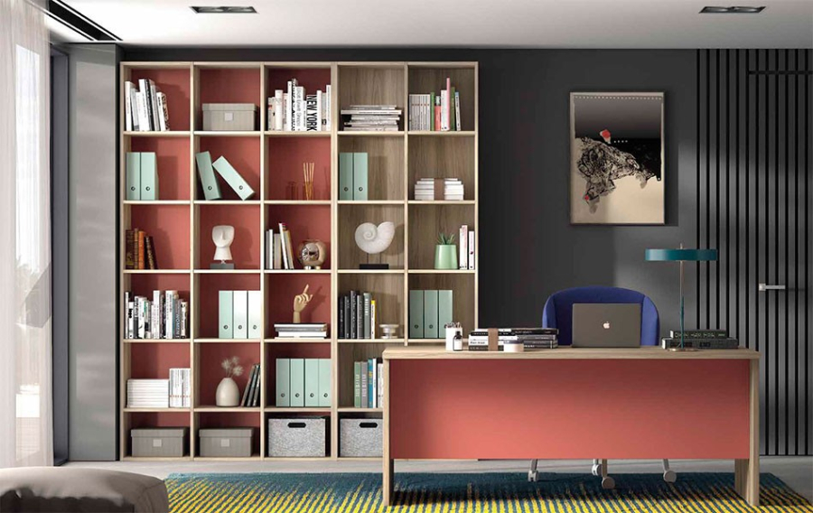 Zona de estudio modular completamente personalizable