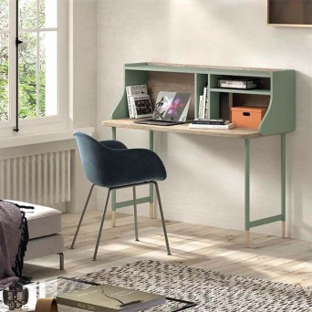 Escritorio para habitación juvenil fabricado en melamina