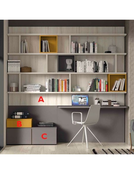 Zona de estudio juvenil moderna F357