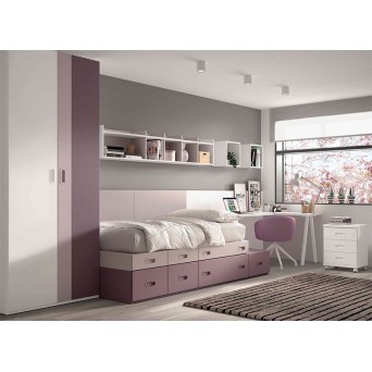 Dormitorio juvenil de la firma Glicerio Chaves 2