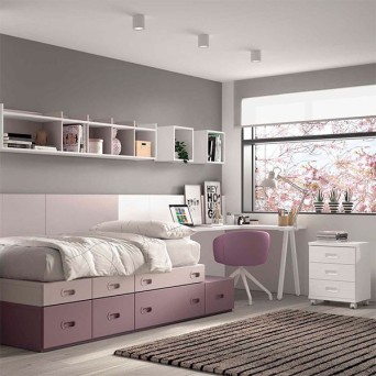 Dormitorio juvenil de la firma Glicerio Chaves