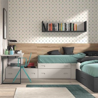 Dormitorio juvenil de fabricación nacional Glicerio Chaves