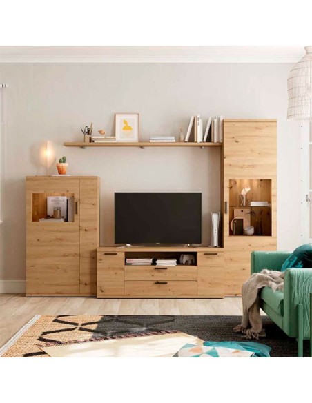Salón de la colección Kronos modelo 702, fabricado en melamina