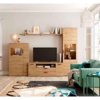 Salón de la colección Kronos modelo 702, fabricado en melamina 2