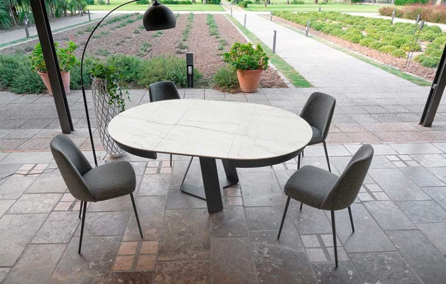 Mesa ext. Carcassonne redonda