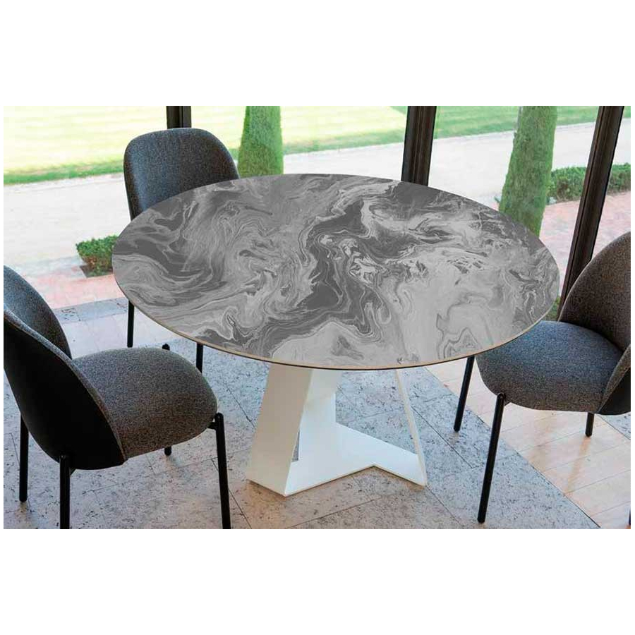 Mesa Carcassone Round tapa dekton