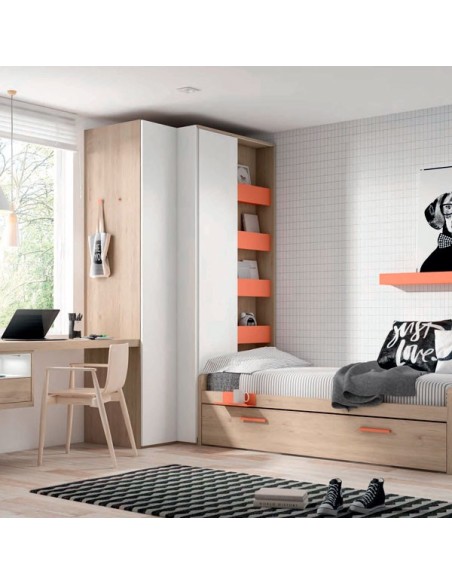 Dormitorio Juvenil Adapt 2 de la firma Lan Mobel