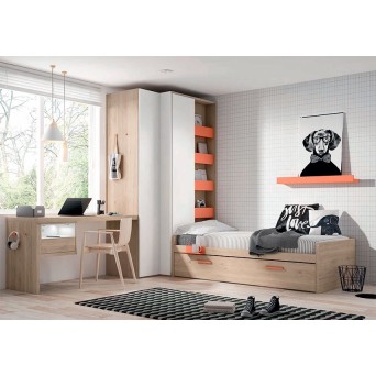 Dormitorio Juvenil Adapt 2 de la firma Lan Mobel 2