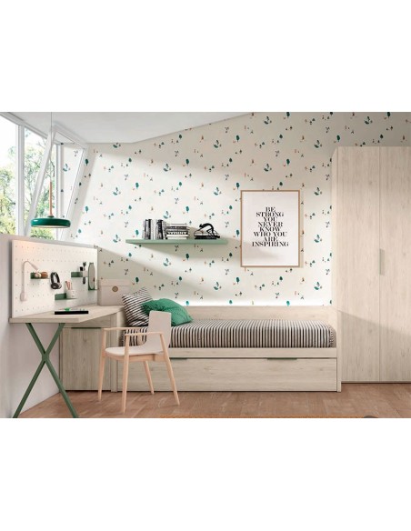 Dormitorio modular fabricado en tableros beladur