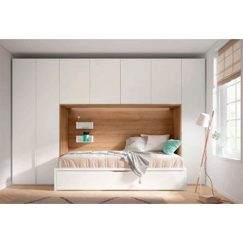 Dormitorio juvenil de la colección Adapt 4 de Lan Mobel 2