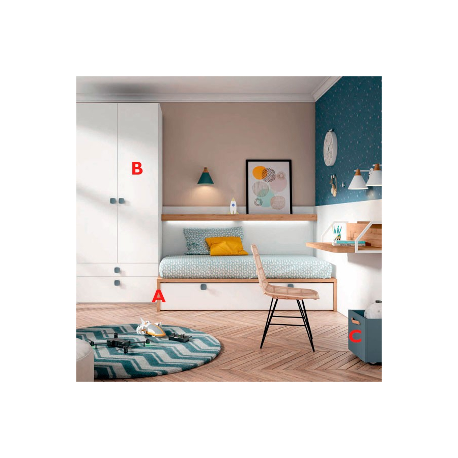 Personalización de módulos para habitaciones de Lan Mobel