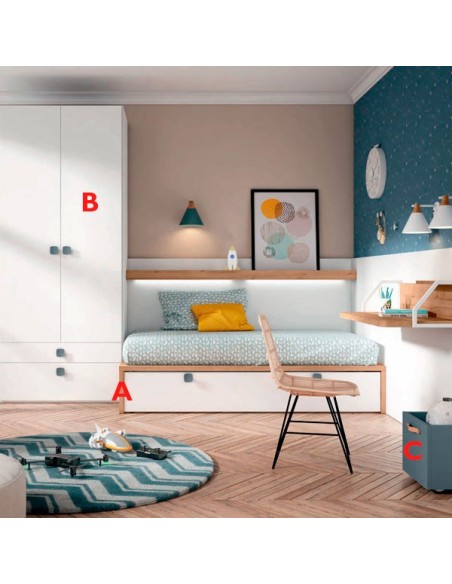 Personalización de módulos para habitaciones de Lan Mobel