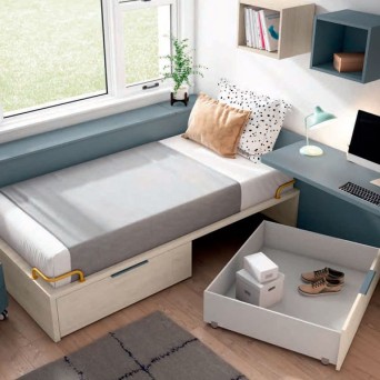 Dormitorios modulares para habitaciones juveniles en Muebles Lara 2