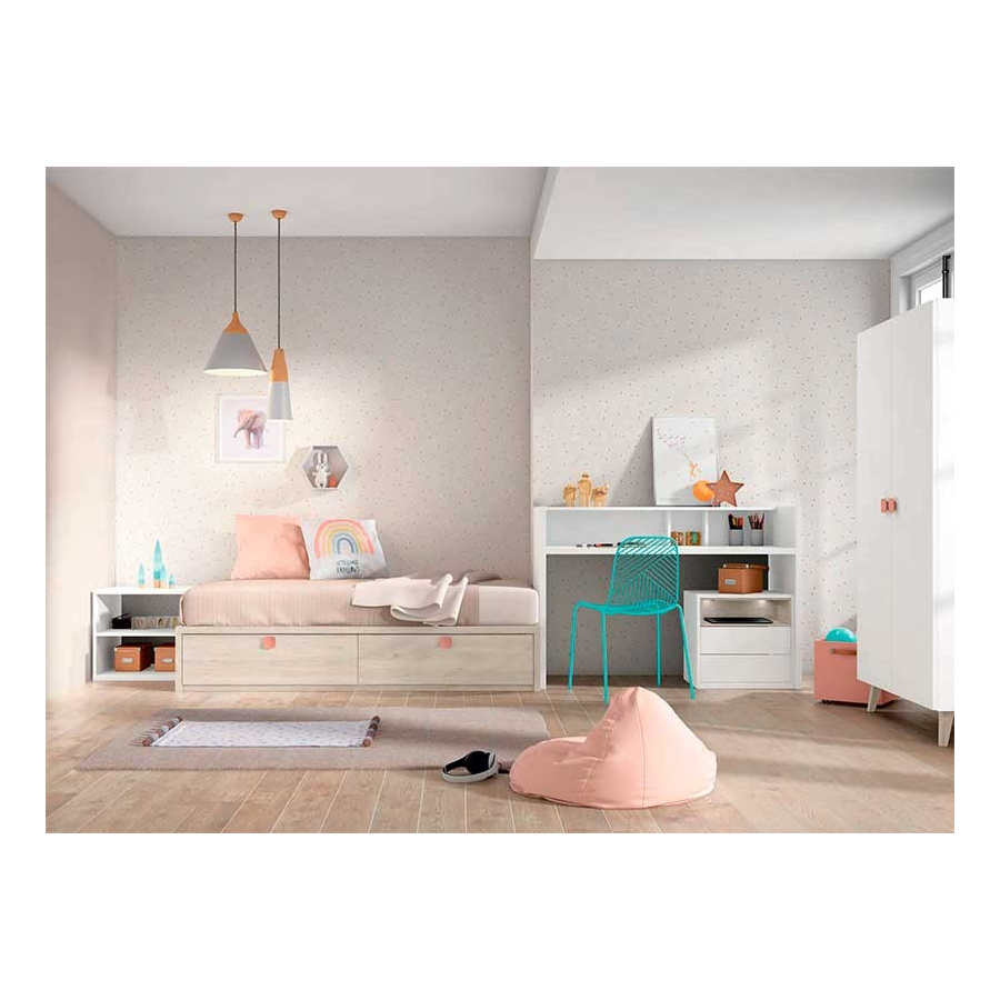 Dormitorio infantil modelo 14 fabricado en laminado de primera calidad