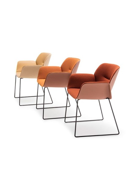 Silla Nuez con asiento y respaldo plafonado
