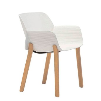 Modelo de la colección Nuez de diseño con 4 patas de madera