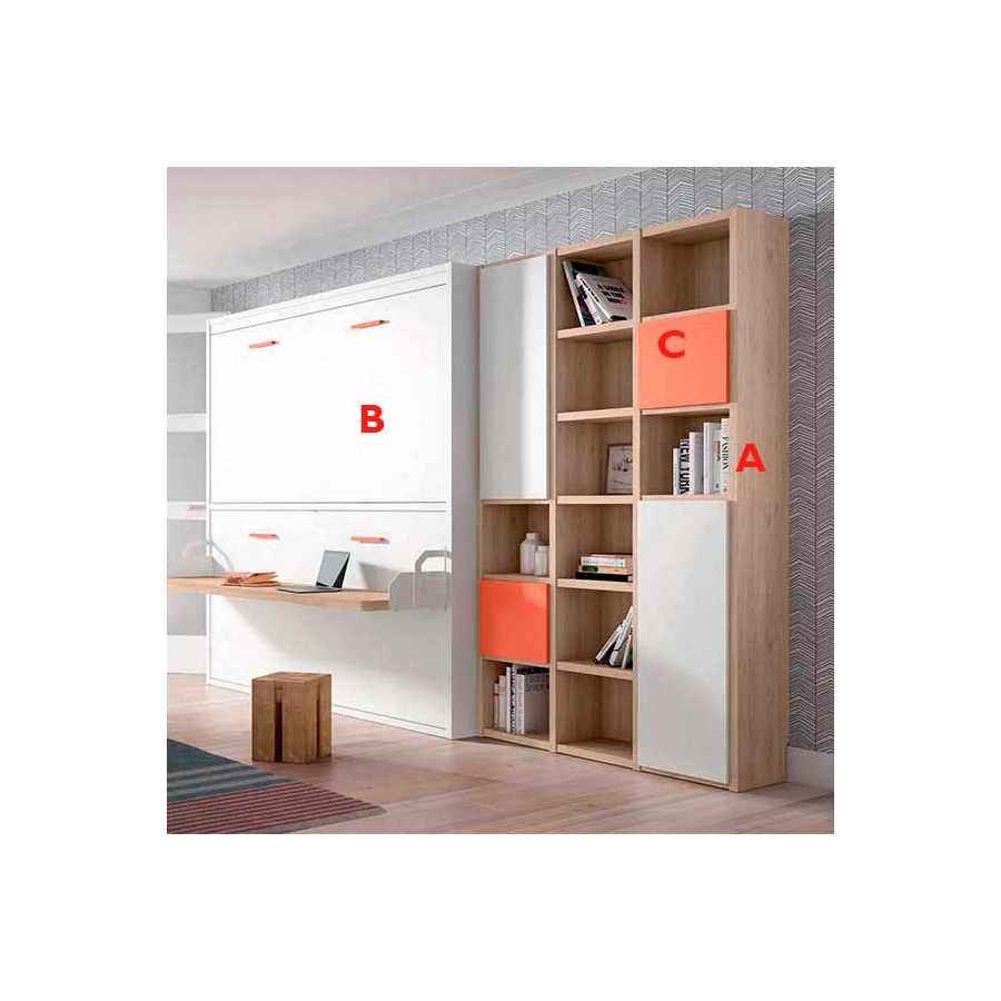 Dormitorio Juvenil Adapt 60  Lan Mobel ACABADOS