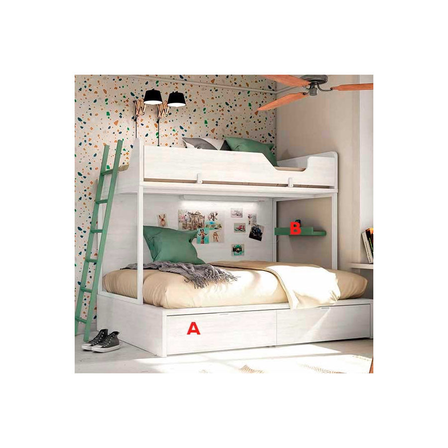 Dormitorio Juvenil Adapt 57  Lan Mobel acabados