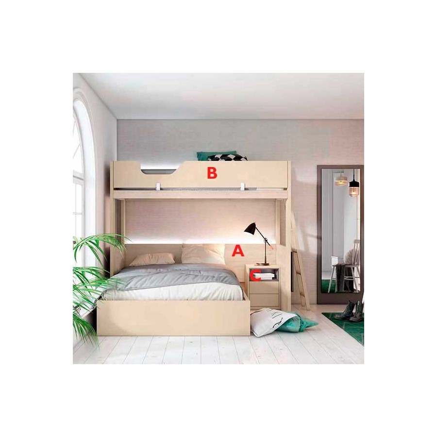 Dormitorio Juvenil Adapt 52 acabados