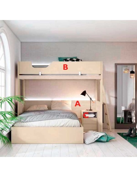 Dormitorio Juvenil Adapt 52 acabados