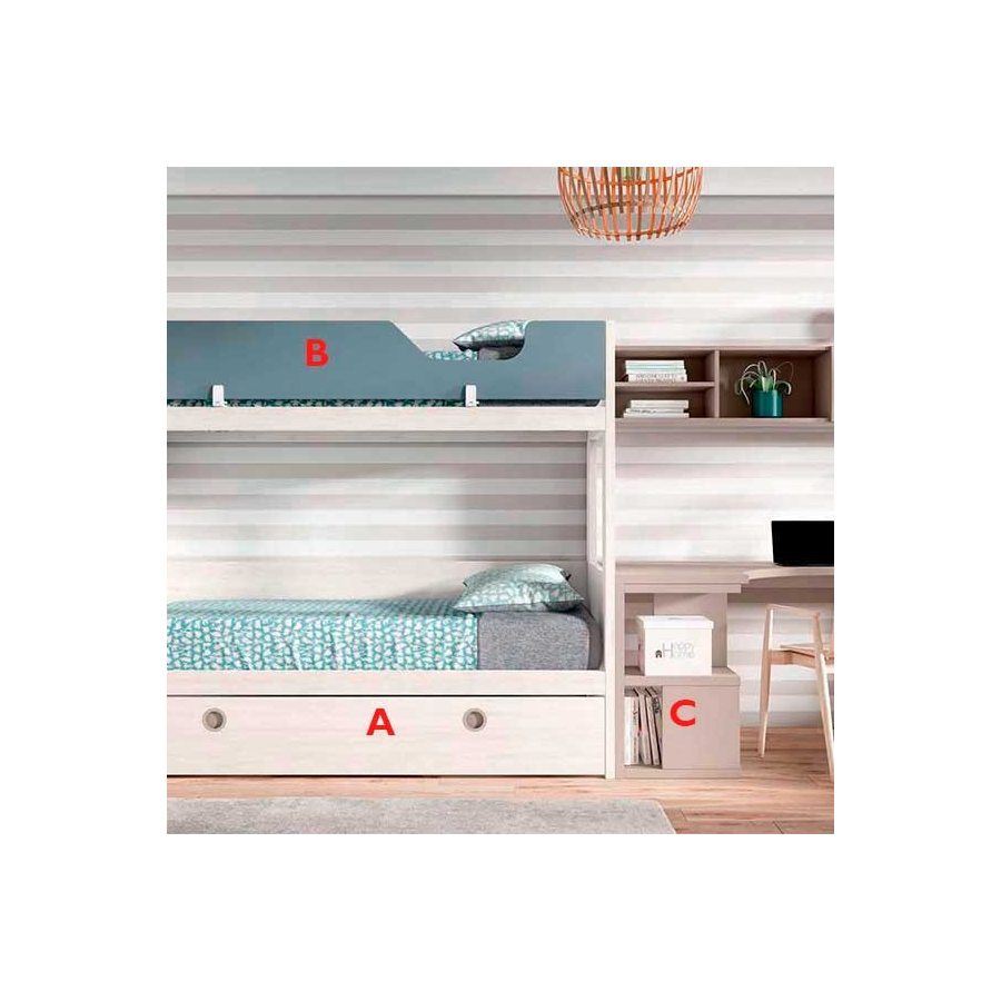 Dormitorio Juvenil Adapt 51 | Lan Mobel en Muebles Lara