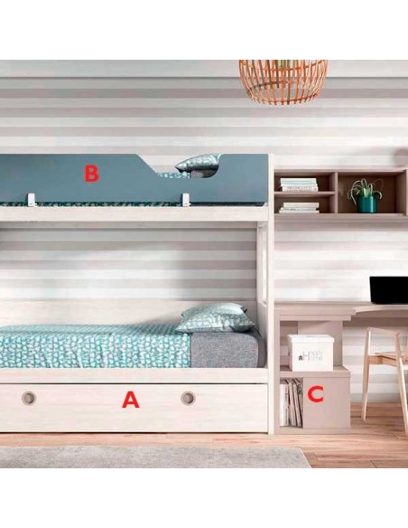 Dormitorio Juvenil Adapt 51 | Lan Mobel en Muebles Lara