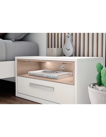 Dormitorio moderno Boho 23 de estilo nórdico