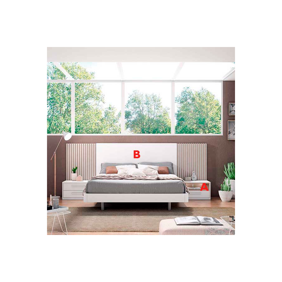 Dormitorio Boho 23 fabricado en melamina