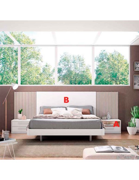 Dormitorio Boho 23 fabricado en melamina