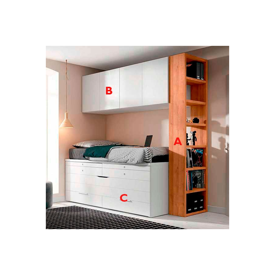 Módulos habitación juvenil personalizables