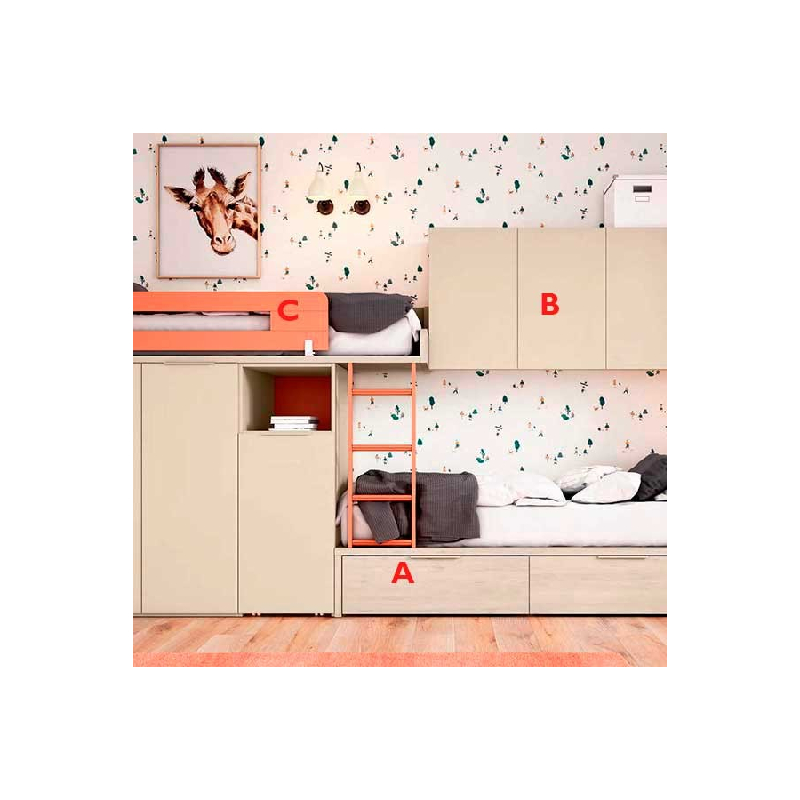 Dormitorio Juvenil Adapt 42 | Lan Mobel en Muebles Lara