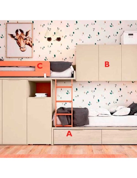Dormitorio Juvenil Adapt 42 | Lan Mobel en Muebles Lara