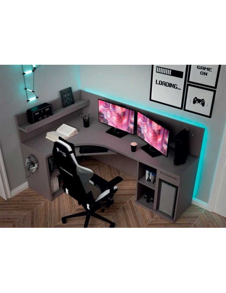 Dormitorio juvenil con zona de estudio