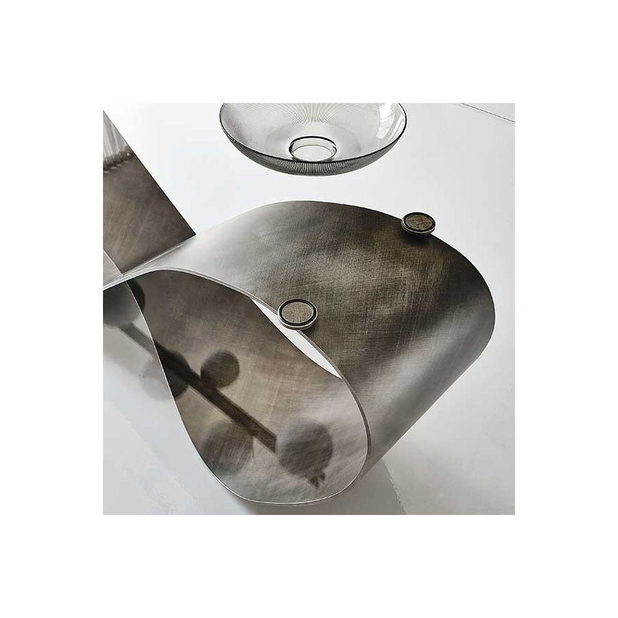 Mesa Butterfly Cattelan Italia estructura acero