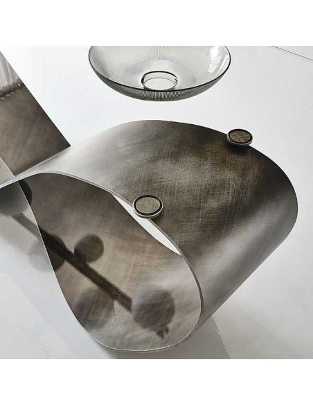 Mesa Butterfly Cattelan Italia estructura acero