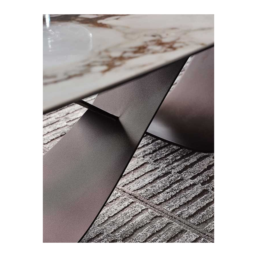 Mesa Butterfly Keramik BASE ACERO