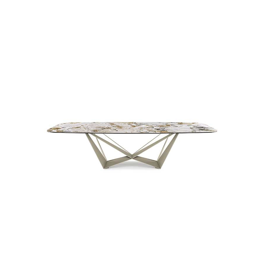 Mesa Skorpio Keramik blanca